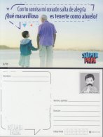 2018-EP-5 CUBA 2018. POSTAL STATIONERY. FATHER DAY MNH. QUE MARAVILLOSO ES TENERTE COMO ABUELO POSTCARD. - Covers & Documents