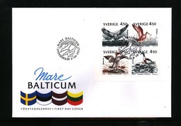 Sweden 1992 Birds FDC - Albatros