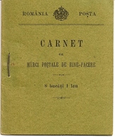 ROMANIA, 1906, Booklet 2, 4x Mi 165/166, With Cancellation - Postzegelboekjes