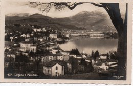 SVIZZERA-LUGANO E PARADISO-REAL PHOTO-NON VIAGGIATA - Paradiso