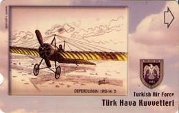TURQUIA. AVION. (ALCATEL MAGNETICA) TURKISH AIR FORCE, DEPERDUSSIN 1912-14, TRK-AIR-0005. (142) - Avions