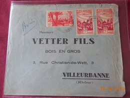 Lettre Du Maroc De 1948 A Destination De Villeurbanne - Covers & Documents