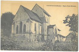 CPA COURTISOLS - Eglise Saint Memmie - Ed. Debar Frères - Courtisols