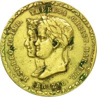 1849 NOZZE IMPERATORE PEDRO II BRASILE E TERESA CRISTINA DI BORBONE - RARISSIMA - Royaux/De Noblesse