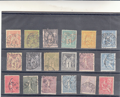France, Lot Stamps Used - Autres & Non Classés