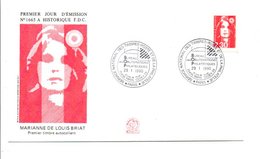 1990 FDC MARIANNE DU BICENTENAIRE  BRIAT - 1980-1989