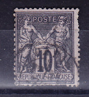 FRANCE YT 89 Type II, Defaut De Dents.Curiosite, Impression Recto/verso  (STRF858) - Zonder Classificatie