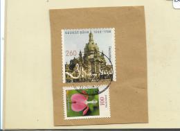 BRD110 B/ Deutschland, Fragment 2018 Mit Dom (Euro 2,60) Und Blume - Gebraucht