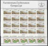 Europa Cept 1977 Liechtenstein 2v 2 Sheetlets ** Mnh (F7518) - 1977