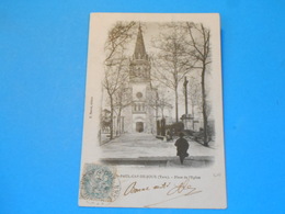 81 ) Saint-paul-cap-de-joux - Place De L'eglise - Année 1906 - EDIT : Maurel - Saint Paul Cap De Joux