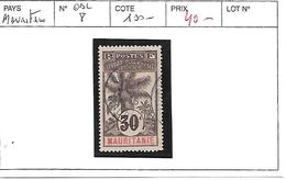 MAURITANIE N° 8 OBL - Used Stamps