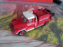 Véhicule De Pompier - ACMAT V LR A 4X4 - 1/55 - SOLIDO FRANCE - N°21 - Firemen