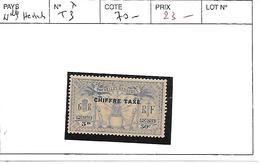 NOUVELLES HEBRIDES N° TAXE 3 * - Timbres-taxe