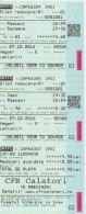 Romania CFR Train Ticket Railway Ticket For 2 Trips Intern Trips Used Ticket, Transportation Ticket For 1 Person, Stamp - Europa