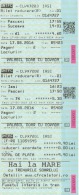 Romania CFR Train Ticket Railway Ticket For 2 Trips Intern Trips Used Ticket, Transportation Ticket For 1 Person, Stamp - Europe