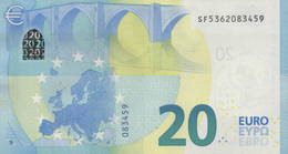 EURO 20  ITALIA SF S018  "36"  DRAGHI  UNC - 20 Euro