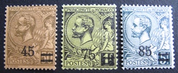 FD/2488 - 1924 - MONACO - N°70 à 72 NEUFS** (N°71 NEUF*) - Unused Stamps
