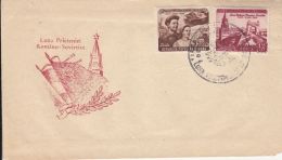 ROMANIAN-SOVIET FRIENDSHIP, COAT OF ARMS, SPECIAL COVER, 1953, ROMANIA - Covers & Documents