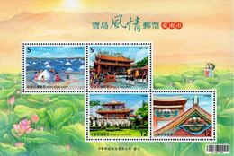 China Taiwan 2017 Taiwan Scenery - Tainan City Stamps MS Of 4v MNH - Blocchi & Foglietti