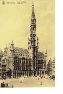 Cpa Bruxelles Hotel De Ville - Monuments, édifices
