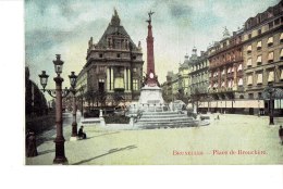 Cpa Belgique Bruxelles Place De Brouckère - Altri & Non Classificati