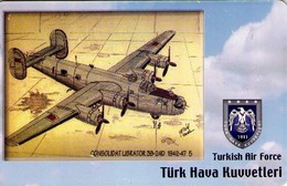 TURQUIA. AVION. (CHIP) TURKISH AIR FORCE, CONSOLIDAT LIBRATOR 3B-24D 1942-47, TR-TT-C-0141.(134) - Avions