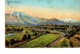 Cpa Italie Cuneo Panorama - Cuneo