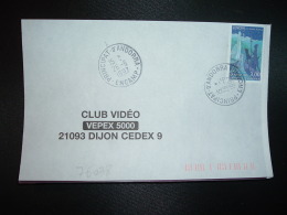 LETTRE TP EUROPA 3,00 OBL.26-6 1997 ENCAMP - Covers & Documents