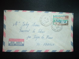 LETTRE TP ALI ADDE 25F OBL.1-6 1969 DJIBOUTI - Storia Postale