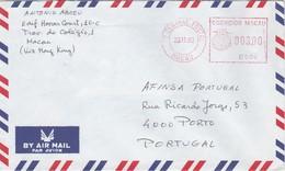 PORTUGAL CHINA MACAU MACAO - AIR MAIL COVER To PORTUGAL - Covers & Documents