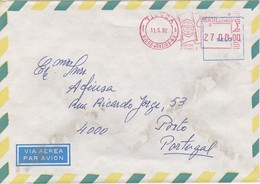 BRASIL BRAZIL  - AIR MAIL COVER TO PORTUGAL - Lettres & Documents