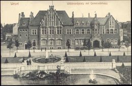WESEL, Willibrordiplatz Mit Gemeindehaus (1910s) AK - Wesel