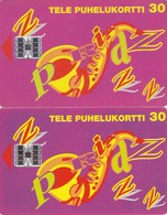Finland, D073 And D073a, Pori Jazz 1995, 2 Scans.  2 Different Colors, Please Read Desc. - Finlande
