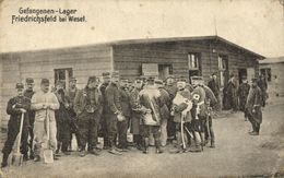 FRIEDRICHSFELD Bei Wesel, Gefangenen-Lager, Kriegsgefangenen Red Cross (1915) AK - Wesel
