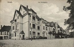 Delcampe - WESEL, Am Rheinglacis (1921) AK - Wesel