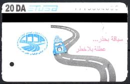 1 Ticket Transport Algeria Bus Algiers Alger - Biglietto Dell'autobus - Road Safety 1 Billete De Autobús - 1 Busticket - Welt