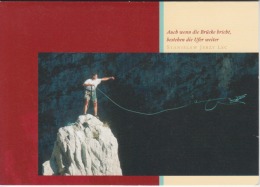 Climbing  Escalade Uncirculated Postcard (ask For Verso / Demander Le Verso) - Bergsteigen
