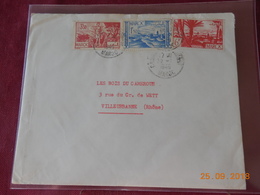 Lettre Du Maroc De 1946  A Destination De Villeurbanne - Covers & Documents