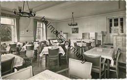 Hotel Hochblauen - Besitzer Fritz Haas - Speisesaal - Foto-AK - Verlag Erwin Burda Freiburg Gel. 1962 - Badenweiler