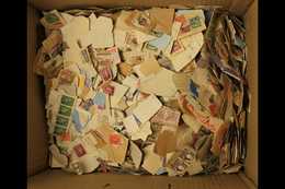BRITISH COMMONWEALTH - KILOWARE A Chiefly "on Paper", 1kg Pre QEII, Unchecked Mixture In A Small Box. Flicking Through W - Other & Unclassified