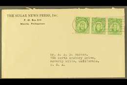 SUGAR Philippines 1925 "Pampanga Sugar Mills" And 1933 "The Sugar News Press" Printed Covers To USA. (2 Covers) For More - Ohne Zuordnung