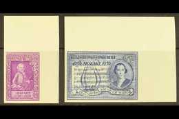BELGIAN CONGO 1956 Mozart (Music) Set, COB 339/340 IMPERF, Fine Never Hinged Corner Examples. (2 Stamps) For More Images - Sonstige & Ohne Zuordnung