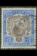 KGV RARE WATERMARK ERROR 1918-22 (wmk Mult Crown CA) KGV 2s Purple And Blue/blue With WATERMARK REVERSED, SG 51bx, Very  - Bermudas