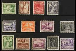 1934-51 KGV Pictorial Definitive Set, SG 288/300, Fine Mint (13 Stamps) For More Images, Please Visit Http://www.sandafa - Britisch-Guayana (...-1966)