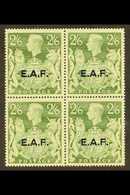 SOMALIA 1943 2s 6d E.A.F. Overprint, SG S9, Very Fine Never Hinged Mint Block Of 4. For More Images, Please Visit Http:/ - Italienisch Ost-Afrika