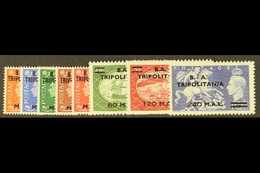 TRIPOLITANIA 1951 Festival Surcharge Set Complete, SG T27/34, Very Fine Never Hinged Mint. (8 Stamps) For More Images, P - Africa Oriental Italiana