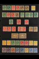 1912-1935 KGV MINT COLLECTION CAT £1,450+ Essentially All Different (some Shade, Die And Perf Variants Plus A Few Pairs) - Other & Unclassified