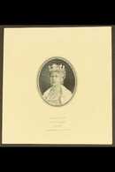 1935 SILVER JUBILEE 3c Queen Mary Die Proof Of The Portrait From The Right Hand Vignette, 85mmx90mm, on Card. Inscribed  - Other & Unclassified