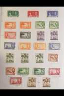1937-50 KGVI COMPLETE MINT COLLECTION A Fine Lot Displayed On Pages, Incl. 1938-48 Set With All SG Listed Shades And Per - Kaimaninseln