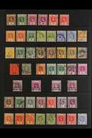 1912-36 INTERESTING USED KGV COLLECTION. An Interesting Collection Presented On Stock Pages With Postmark Interest, Shad - Ceylon (...-1947)